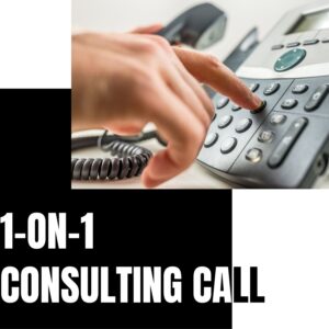 1-ON-1 CONSULTING SERVICE